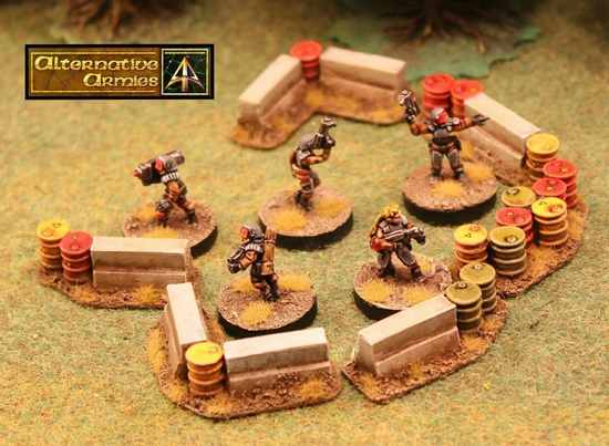 Concrete Barriers and Barrels