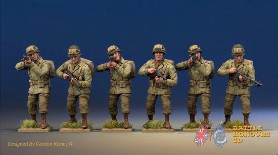 New U.S. Airborne standing firing figures from our customer-led expansion of the WWII range