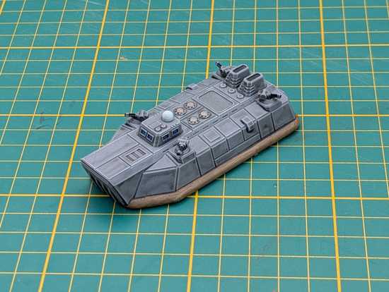 Air cushion tank landing craft