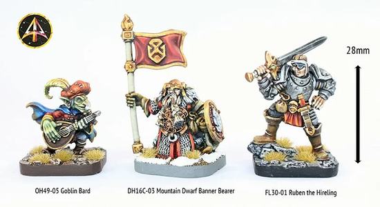 Mountain Dwarf Command size comparison