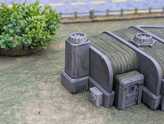 Agricultural Colony building showing chimney