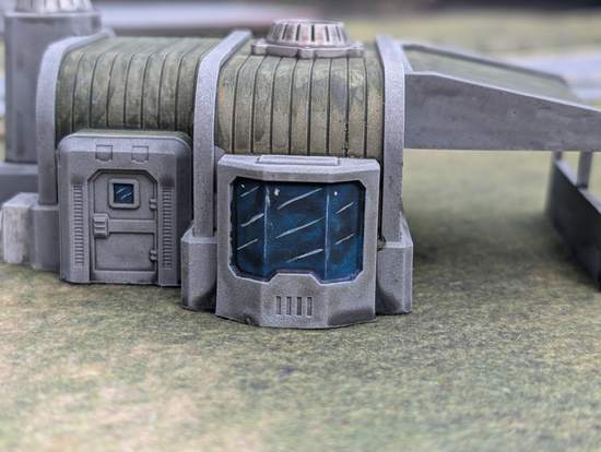 Agricultural Colony building showing larger bay window