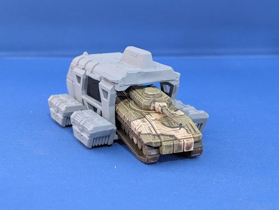 Zhalo light tank disembarking