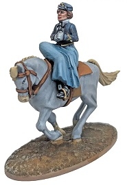  DEAD MAN'S HAND: Mounted Olivia Dru 28mm Miniature