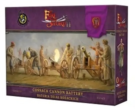 BY FIRE AND SWORD II: Cossack Cannon Battery 15mm Figures