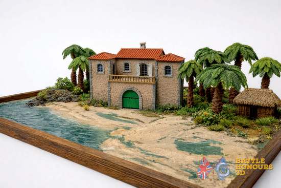 Fortified Colonial Mansion Terrain