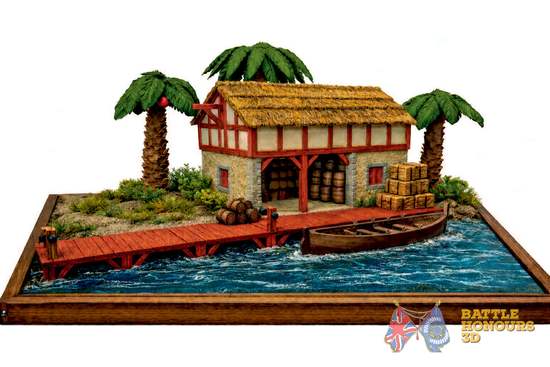 Colonial Caribbean Storehouse Terrain