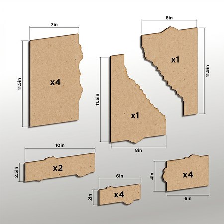 MDF Terrain Footprint Set
