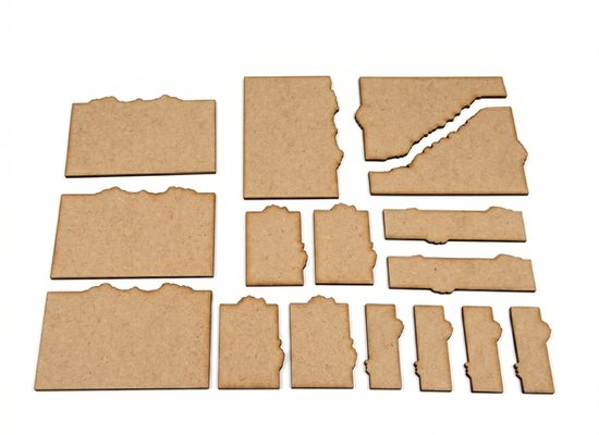 MDF Terrain Footprint Set