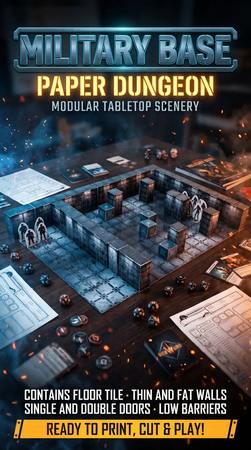 Military Base Paper Dungeon
