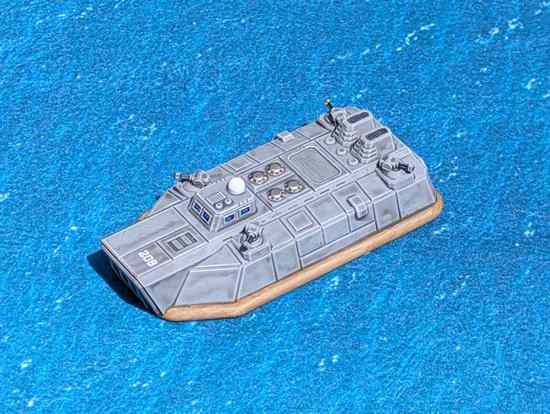 Large air cushion landing ship