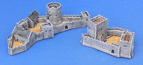 Dolbadarn (l) and Dolwyddelan Castles