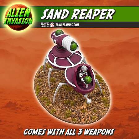 Sand Reaper with heavy ion lobber