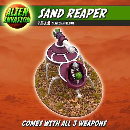 Sand Reaper with Laser Cannon