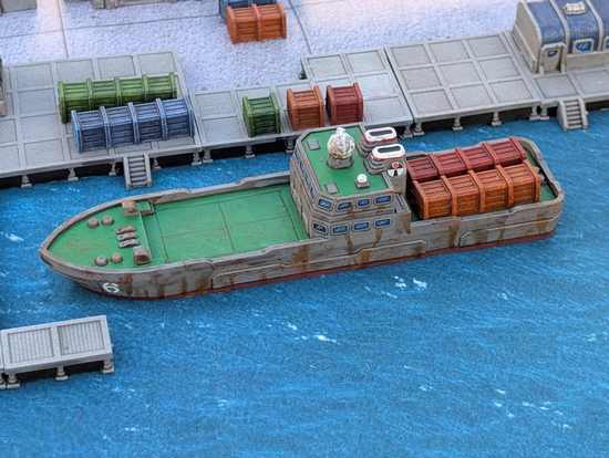 Small cargo ship