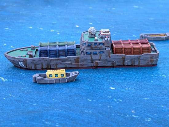 Small cargo ship