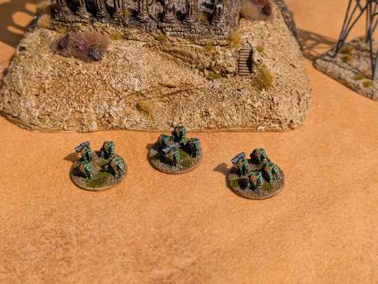 Titan power armor pass an ancient alien monument