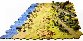 Hexon II Terrain System - in a WWII setting