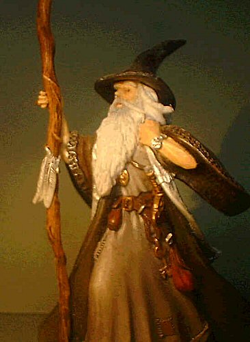 One of a set of 26 figurines sculpted for Danbury Mint, based on Tolkien's Lord of the Rings trilogy. Figure was sculpted at 80mm height.