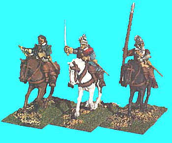 ECW Mounted Command figures from Bicorne