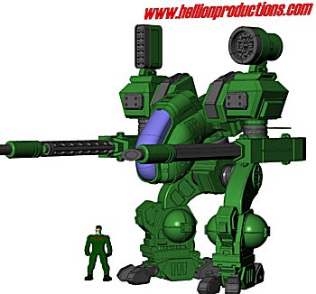 The 1/60th-scale Dictator prototype, posed similar to the N-scale miniature which the prototype was scaled-up from.