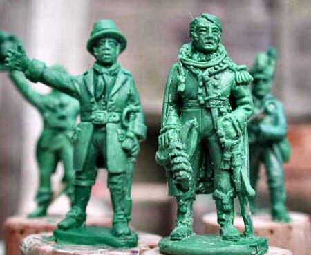 Irish Rebellion master figures - Militia Officer and Standard Bearer