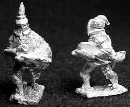 Irregular's Dark Elf Crossbowman - two variants shown