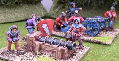 15th Century artillery, as painted by Tnk Models