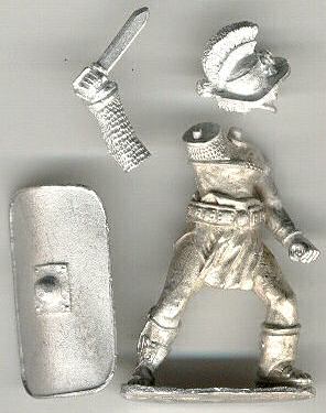 54mm scale gladiator components