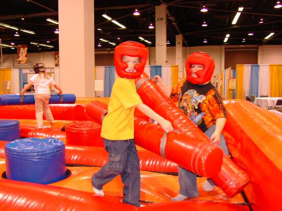 Junior Jousters in the Kids Track