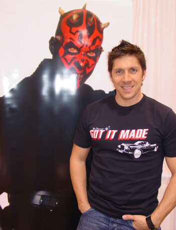 Ray Park - with and without the horns