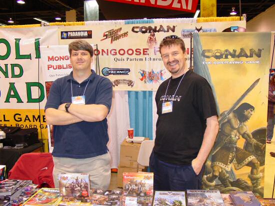 Bruce & Ian of Mongoose Publishing