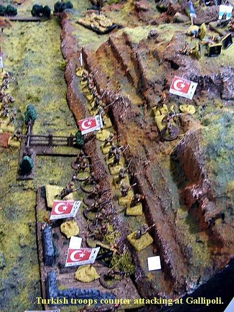 Turks counterattack