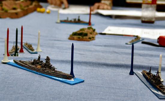 Fighting on the right flank