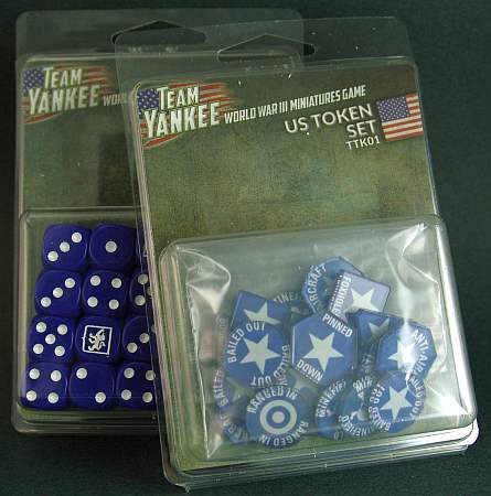 US dice and tokens