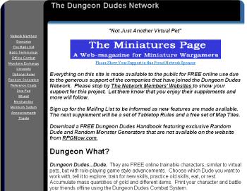 TMP banner at the Dungeon Dudes site