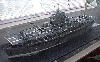 scratch-built aircraft carrier