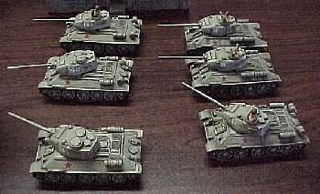 Russian T34s from Brent's collection