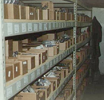 Photo of the stock shelves