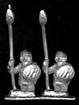 10mm scale, Warrior ancient, spearmen (two to a base)