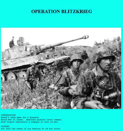 Operation Blitzkrieg