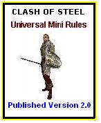 Clash of Steel Universal Tabletop Miniature Ruleset