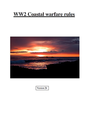 WWII Coastal Warfare Rules