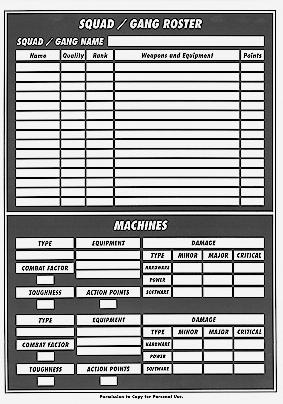roster sheets pad
