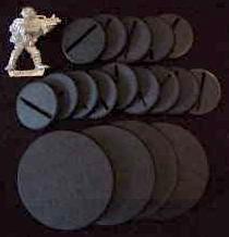 bases, with trooper figure shown for scale
