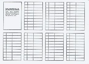 logsheet for written orders