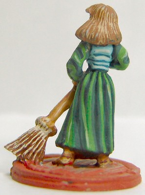 Villager sweeping (back)
