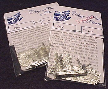 Two sample packs from the Age of Sail and Steam