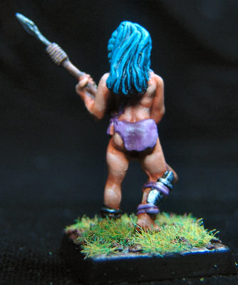 Tribal with Spear (back)