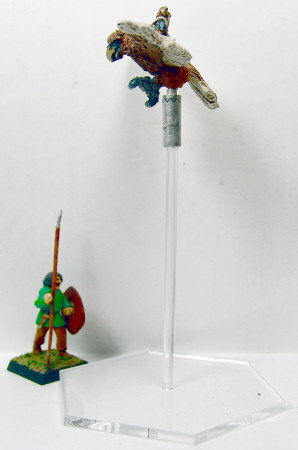 Eagle with 25mm figure